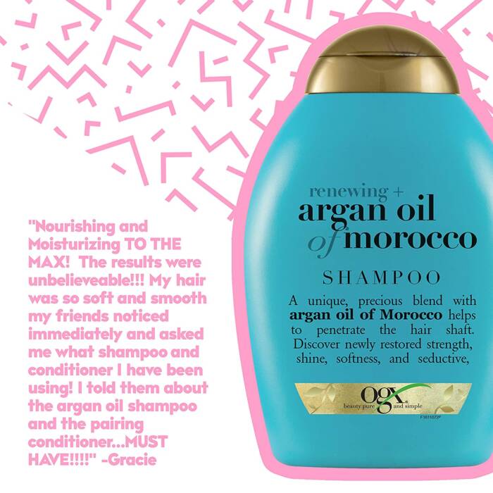 شامپو مو او جی ایکس مدل Argan Oil Of Morocco حجم 385 میلی لیتر