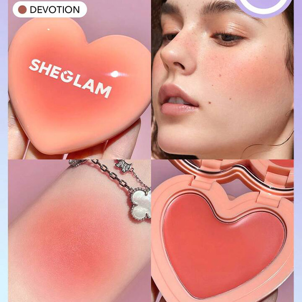 رژگونه کرمی قلبی شیگلم رژگونه کرمی قلبی شیگلم