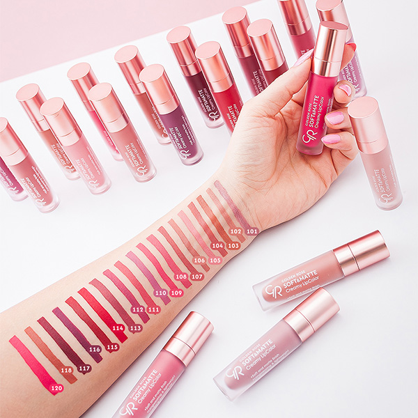 رژ لب کرمی سافت گلدن رز رژ لب کرمی سافت گلدن رز