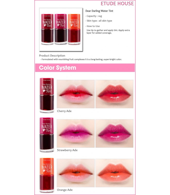 تینت لب و گونه اتود تینت لب و گونه اتود