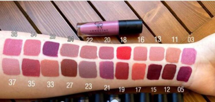 رژ لب مایع مات لانگ استی گلدن رز رژ لب مایع مات لانگ استی گلدن رز