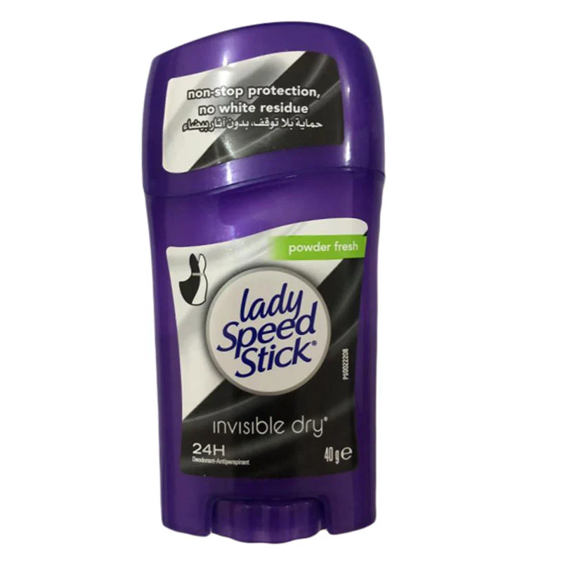 lady-speed-powder-fresh-invisible-dry-stick-no-alcohol-stick-4 استیک ضد تعریق زنانه لیدی اسپید مدل Powder Fresh Invisible Dry