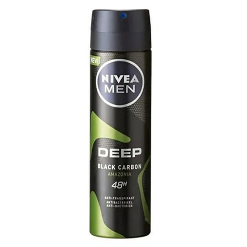 اسپری بدن مردانه نیوآ مدل Deep Black Carbon