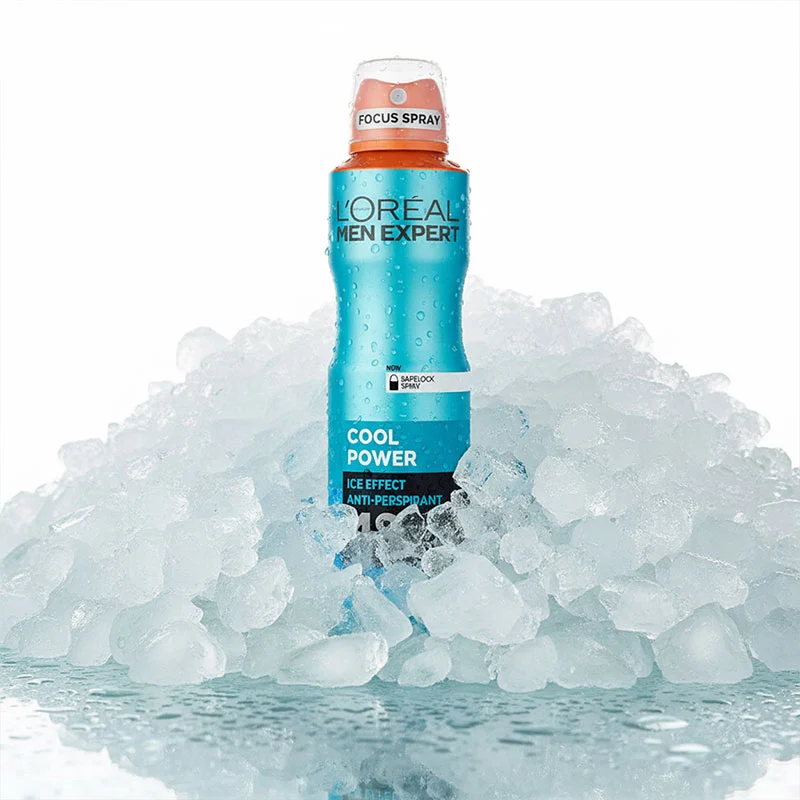 اسپری ضد تعریق مردانه لورآل مدل Cool Power Ice Effec