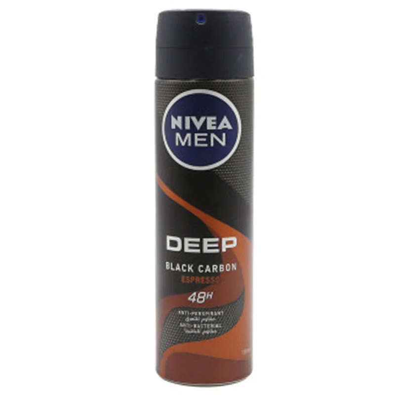 اسپری ضد تعریق مردانه نیوآ مدل Deep Black Carbon Espresso